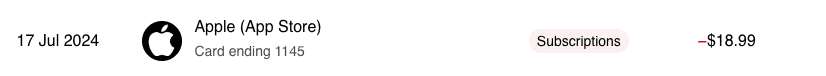 apple example transaction